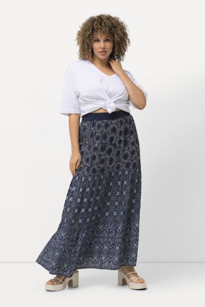 Slika Suknja dužeg kroja s printom