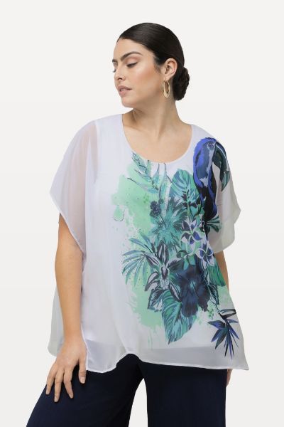 Slika Bluza dvoslojna cvjetnog printa