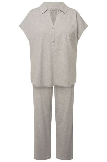 Moda za polnejše Pidžama kratkih rukava plus velikost, xxl, Ulla Popken in Johann Popken (JP1880)