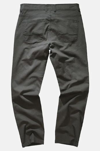 Moda za polnejše Hlače keper ravni model nogavica plus velikost, xxl, Ulla Popken in Johann Popken (JP1880)