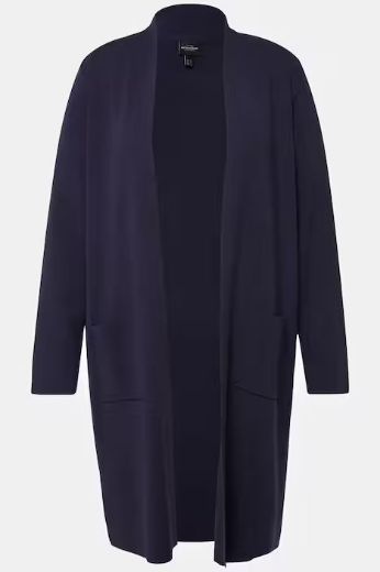 Moda za polnejše Kardigan dugi model s džepovima plus velikost, xxl, Ulla Popken in Johann Popken (JP1880)