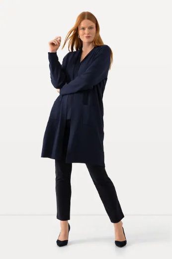 Moda za polnejše Kardigan dugi model s džepovima plus velikost, xxl, Ulla Popken in Johann Popken (JP1880)