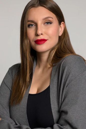 Moda za polnejše Kardigan dugi model s džepovima plus velikost, xxl, Ulla Popken in Johann Popken (JP1880)