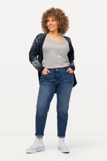 Moda za polnejše Traperice uži model nogavica plus velikost, xxl, Ulla Popken in Johann Popken (JP1880)