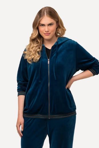 Moda za polnejše Trenirka gornji dio motiv tulipana plus velikost, xxl, Ulla Popken in Johann Popken (JP1880)