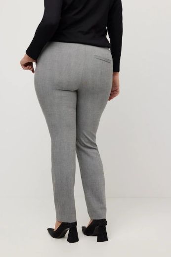 Moda za polnejše Hlače elastične uži model nogavica plus velikost, xxl, Ulla Popken in Johann Popken (JP1880)