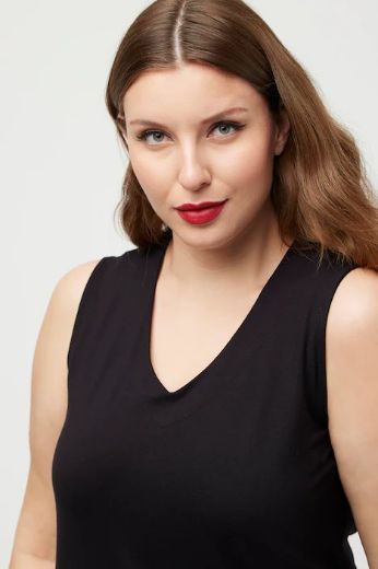 Moda za polnejše Top V ovratnik plus velikost, xxl, Ulla Popken in Johann Popken (JP1880)