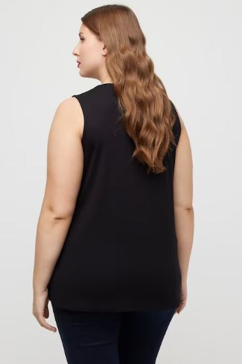Moda za polnejše Top V ovratnik plus velikost, xxl, Ulla Popken in Johann Popken (JP1880)