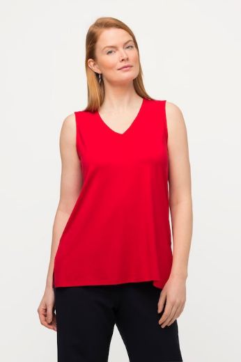 Moda za polnejše Top V ovratnik plus velikost, xxl, Ulla Popken in Johann Popken (JP1880)