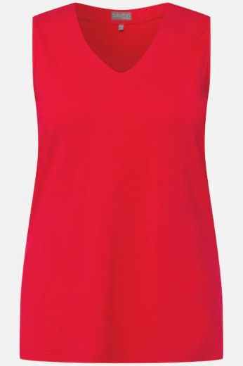 Moda za polnejše Top V ovratnik plus velikost, xxl, Ulla Popken in Johann Popken (JP1880)