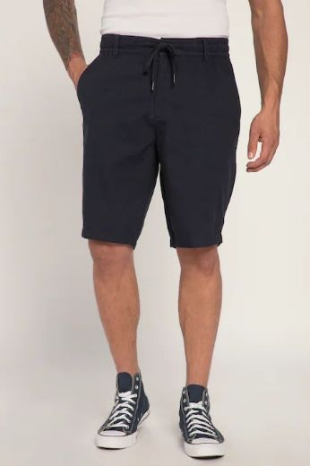 Moda za polnejše Bermude lanene s vezanjem u struku plus velikost, xxl, Ulla Popken in Johann Popken (JP1880)