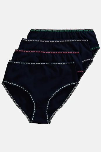Moda za polnejše Gaćice 4 komada plus velikost, xxl, Ulla Popken in Johann Popken (JP1880)
