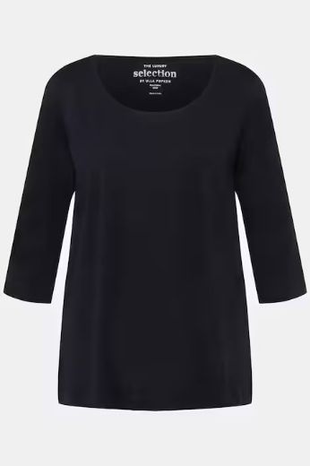 Moda za polnejše Majica A kroja kratkih rukava plus velikost, xxl, Ulla Popken in Johann Popken (JP1880)