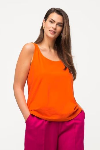 Moda za polnejše Top s dvoslojnom prednjom stranom plus velikost, xxl, Ulla Popken in Johann Popken (JP1880)