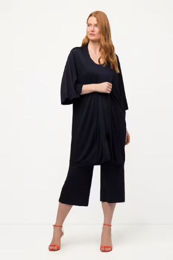 Moda za polnejše Kimono 3/4 rukavi plus velikost, xxl, Ulla Popken in Johann Popken (JP1880)