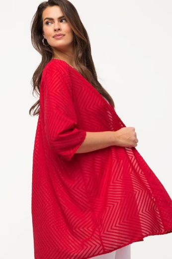 Moda za polnejše Kardigan lagani 3/4 rukavi plus velikost, xxl, Ulla Popken in Johann Popken (JP1880)