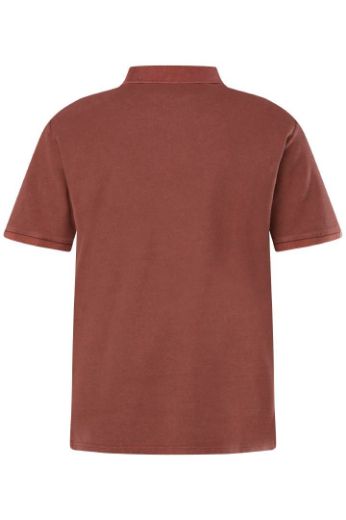 Moda za polnejše Majica Polo isprani efekt plus velikost, xxl, Ulla Popken in Johann Popken (JP1880)