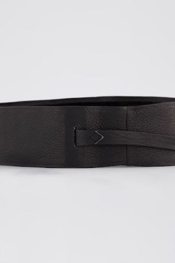 Moda za polnejše Remen kožni na vezanje plus velikost, xxl, Ulla Popken in Johann Popken (JP1880)