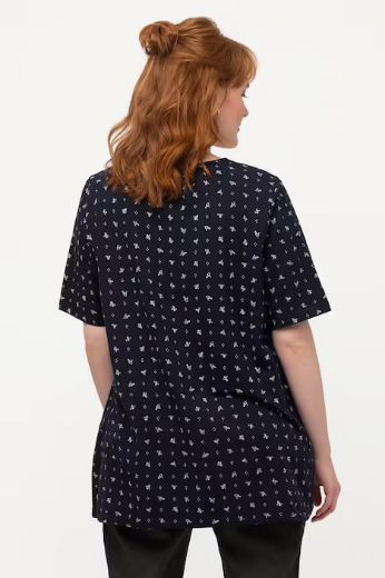 Moda za polnejše Majica s cvjetnim uzorkom kratki rukavi plus velikost, xxl, Ulla Popken in Johann Popken (JP1880)