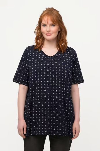 Moda za polnejše Majica s cvjetnim uzorkom kratki rukavi plus velikost, xxl, Ulla Popken in Johann Popken (JP1880)