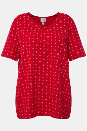 Moda za polnejše Majica s cvjetnim uzorkom kratki rukavi plus velikost, xxl, Ulla Popken in Johann Popken (JP1880)