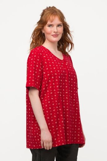 Moda za polnejše Majica s cvjetnim uzorkom kratki rukavi plus velikost, xxl, Ulla Popken in Johann Popken (JP1880)