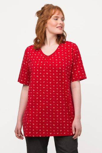 Moda za polnejše Majica s cvjetnim uzorkom kratki rukavi plus velikost, xxl, Ulla Popken in Johann Popken (JP1880)