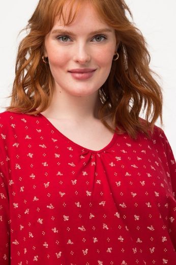 Moda za polnejše Majica s cvjetnim uzorkom kratki rukavi plus velikost, xxl, Ulla Popken in Johann Popken (JP1880)