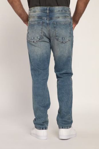 Moda za polnejše Traperice Regular Fit uništeni efekt plus velikost, xxl, Ulla Popken in Johann Popken (JP1880)