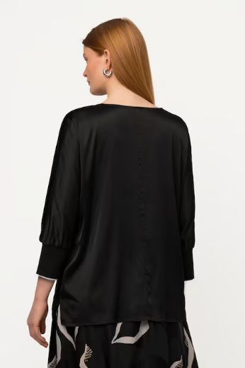 Moda za polnejše Bluza V ovratnik sa stisnutim rukavima plus velikost, xxl, Ulla Popken in Johann Popken (JP1880)