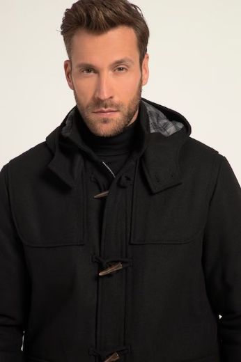 Moda za polnejše Kaput s kapuljačom i ukrasnim kopčanjem plus velikost, xxl, Ulla Popken in Johann Popken (JP1880)