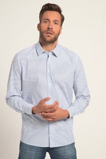 Moda za polnejše Košulja na pruge dugih rukava plus velikost, xxl, Ulla Popken in Johann Popken (JP1880)