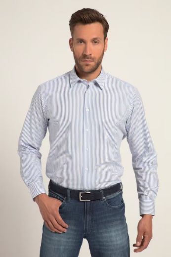 Moda za polnejše Košulja na pruge dugih rukava plus velikost, xxl, Ulla Popken in Johann Popken (JP1880)
