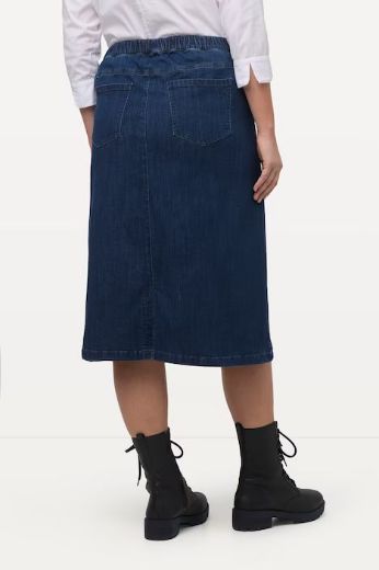 Moda za polnejše Suknja traper A kroja plus velikost, xxl, Ulla Popken in Johann Popken (JP1880)