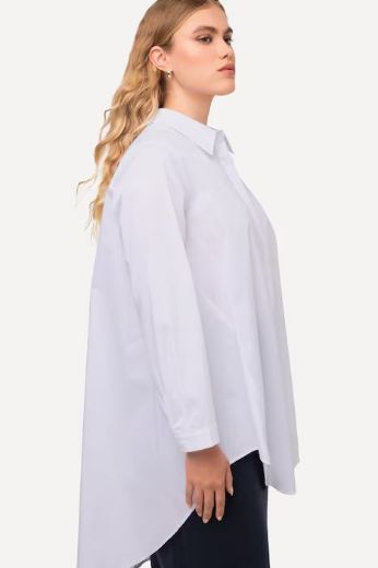 Moda za polnejše Košulja s kraćom prednjom stranom plus velikost, xxl, Ulla Popken in Johann Popken (JP1880)