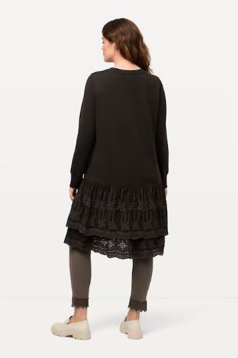 Moda za polnejše Haljina s volanima od čipke plus velikost, xxl, Ulla Popken in Johann Popken (JP1880)