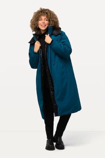 Moda za polnejše Jakna dvostrana s kapuljačom plus velikost, xxl, Ulla Popken in Johann Popken (JP1880)