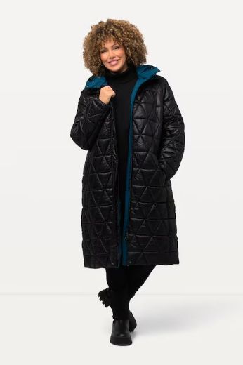 Moda za polnejše Jakna dvostrana s kapuljačom plus velikost, xxl, Ulla Popken in Johann Popken (JP1880)