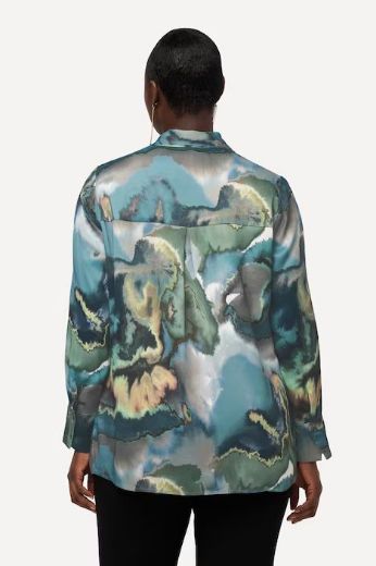 Moda za polnejše Bluza s motivom mramora plus velikost, xxl, Ulla Popken in Johann Popken (JP1880)