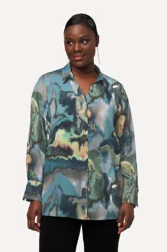 Moda za polnejše Bluza s motivom mramora plus velikost, xxl, Ulla Popken in Johann Popken (JP1880)