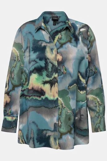 Moda za polnejše Bluza s motivom mramora plus velikost, xxl, Ulla Popken in Johann Popken (JP1880)