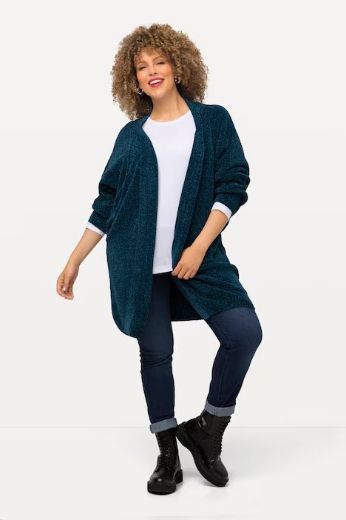 Moda za polnejše Kardigan bez kopčanja plus velikost, xxl, Ulla Popken in Johann Popken (JP1880)