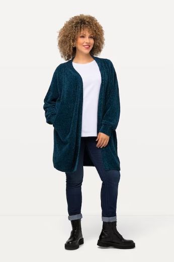 Moda za polnejše Kardigan bez kopčanja plus velikost, xxl, Ulla Popken in Johann Popken (JP1880)