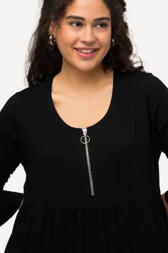 Moda za polnejše Haljina s džepovima i patentnim zatvaračem na ovratniku plus velikost, xxl, Ulla Popken in Johann Popken (JP1880)