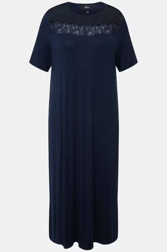 Moda za polnejše Spavaćica s ukrasnom čipkom na ovratniku plus velikost, xxl, Ulla Popken in Johann Popken (JP1880)