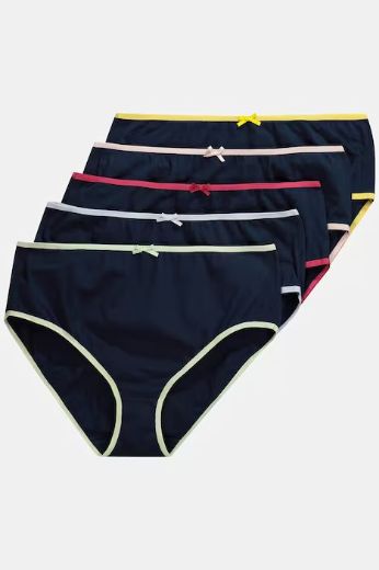 Moda za polnejše Gaćice 5 komada plus velikost, xxl, Ulla Popken in Johann Popken (JP1880)