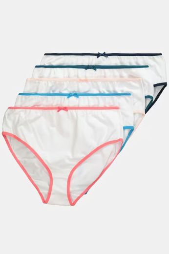 Moda za polnejše Gaćice 5 komada plus velikost, xxl, Ulla Popken in Johann Popken (JP1880)