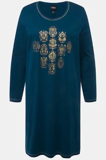 Moda za polnejše Spavaćice 2 komada motiv astrologije plus velikost, xxl, Ulla Popken in Johann Popken (JP1880)