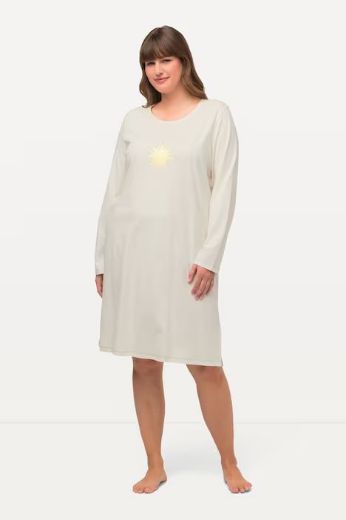 Moda za polnejše Spavaćice 2 komada motiv astrologije plus velikost, xxl, Ulla Popken in Johann Popken (JP1880)