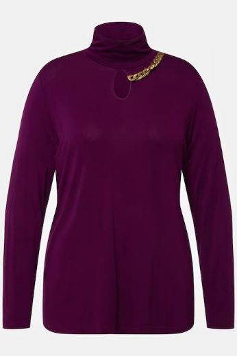 Moda za polnejše Majica elegantna s ukrasnim dodatkom na ovratniku plus velikost, xxl, Ulla Popken in Johann Popken (JP1880)